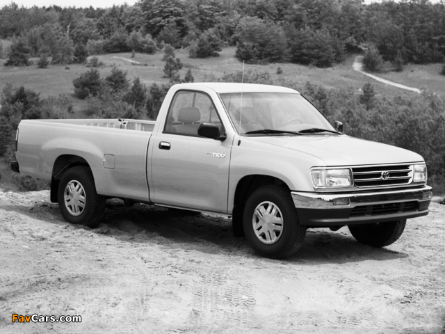 Toyota T100 Regular Cab 4WD 1993–98 wallpapers (640 x 480)