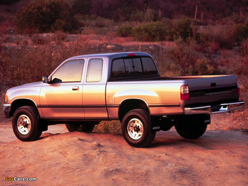 Toyota T100 Xtracab 4WD 1995–98 wallpapers (800 x 600)