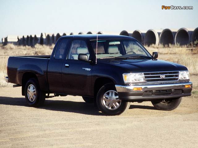 Toyota T100 Xtracab 2WD 1995–98 wallpapers (640 x 480)