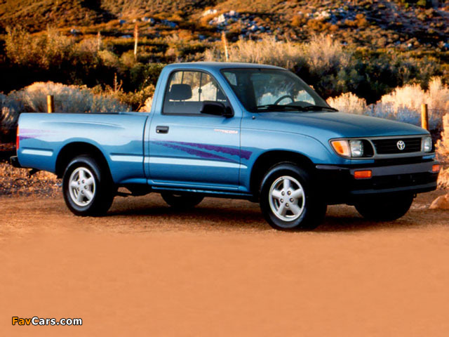 Photos of Toyota Tacoma Regular Cab 1995–98 (640 x 480)