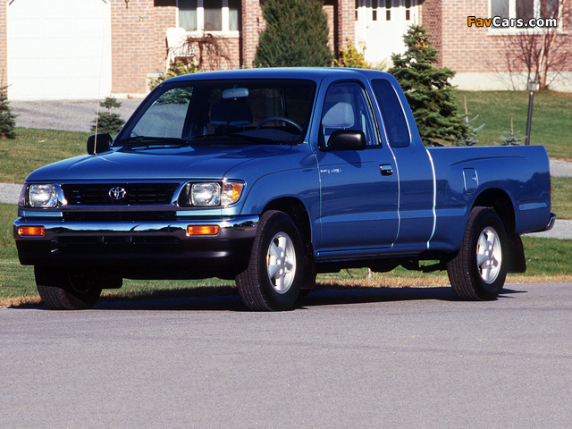 Pictures of Toyota Tacoma Xtracab 2WD 1995–98 (640 x 480)