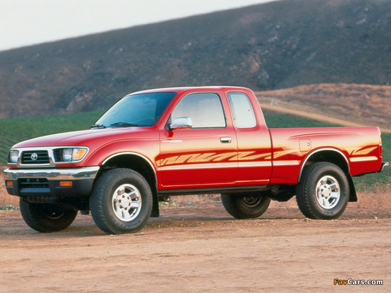 Pictures of Toyota Tacoma Xtracab 4WD 1995–98 (800 x 600)