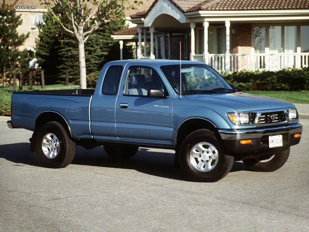 Toyota Tacoma Xtracab 4WD 1995–98 images (1024 x 768)