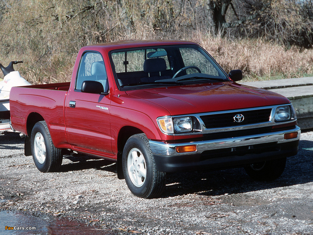 Toyota Tacoma Regular Cab 2WD 1995–98 photos (1024 x 768)