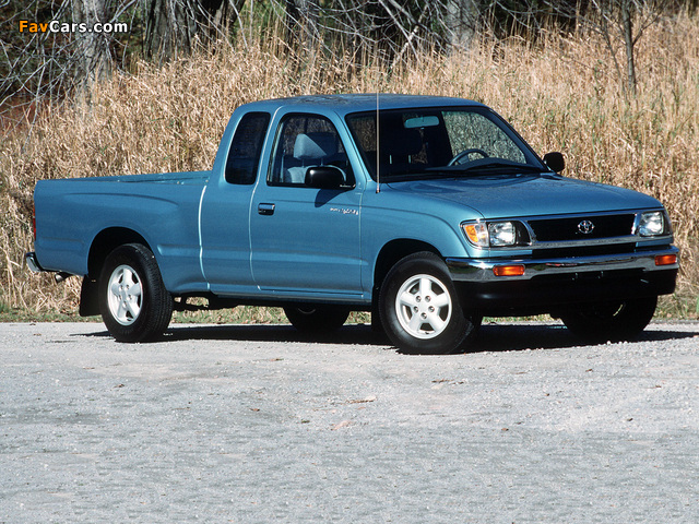 Toyota Tacoma Xtracab 2WD 1995–98 pictures (640 x 480)