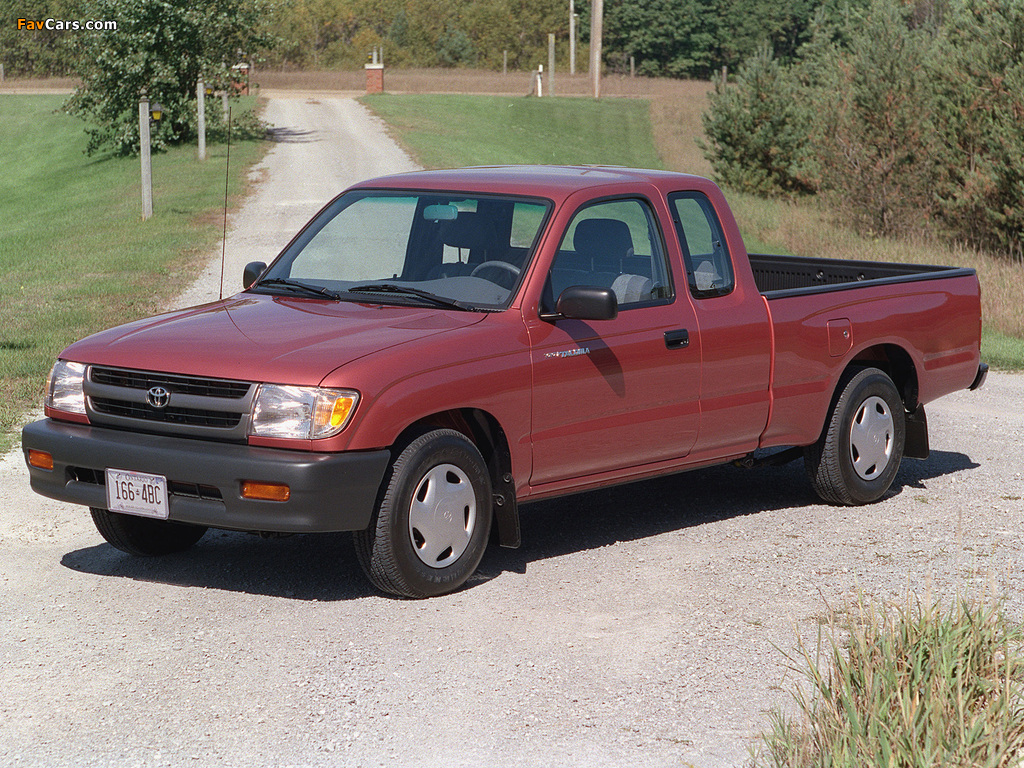 Toyota Tacoma Xtracab 2WD 1998–2000 images (1024 x 768)