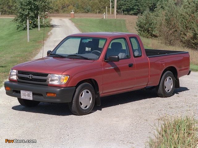 Toyota Tacoma Xtracab 2WD 1998–2000 images (640 x 480)