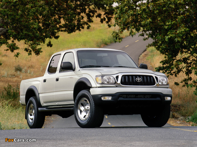 Toyota Tacoma PreRunner Double Cab 2001–04 pictures (640 x 480)