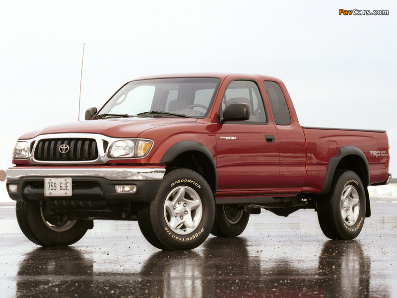 TRD Toyota Tacoma PreRunner Xtracab Off-Road Edition 2001–04 wallpapers (800 x 600)