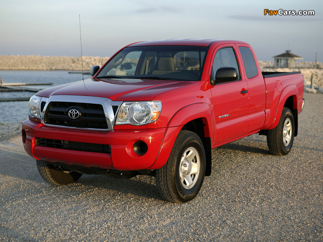 Toyota Tacoma SR5 Access Cab 2005–12 pictures (640 x 480)