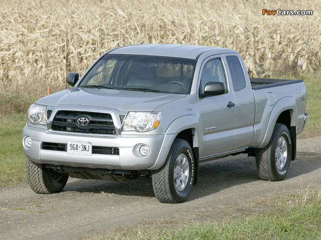 TRD Toyota Tacoma Access Cab Off-Road Edition 2005–12 pictures (640 x 480)