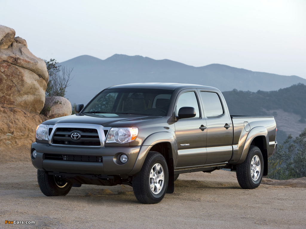 Toyota Tacoma Double Cab 2005–12 wallpapers (1024 x 768)