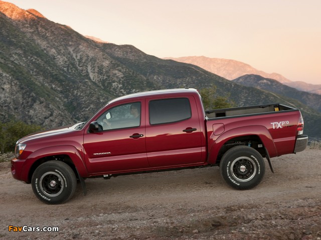 TRD Toyota Tacoma Double Cab T/X Pro Performance Package 2010–12 images (640 x 480)