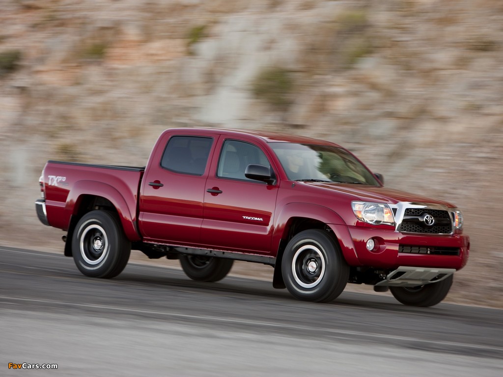 TRD Toyota Tacoma Double Cab T/X Pro Performance Package 2010–12 images (1024 x 768)