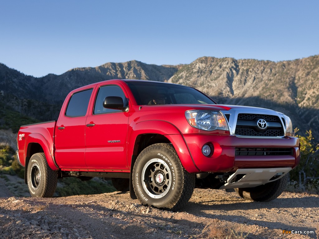 TRD Toyota Tacoma Double Cab T/X Pro Performance Package 2010–12 images (1024 x 768)