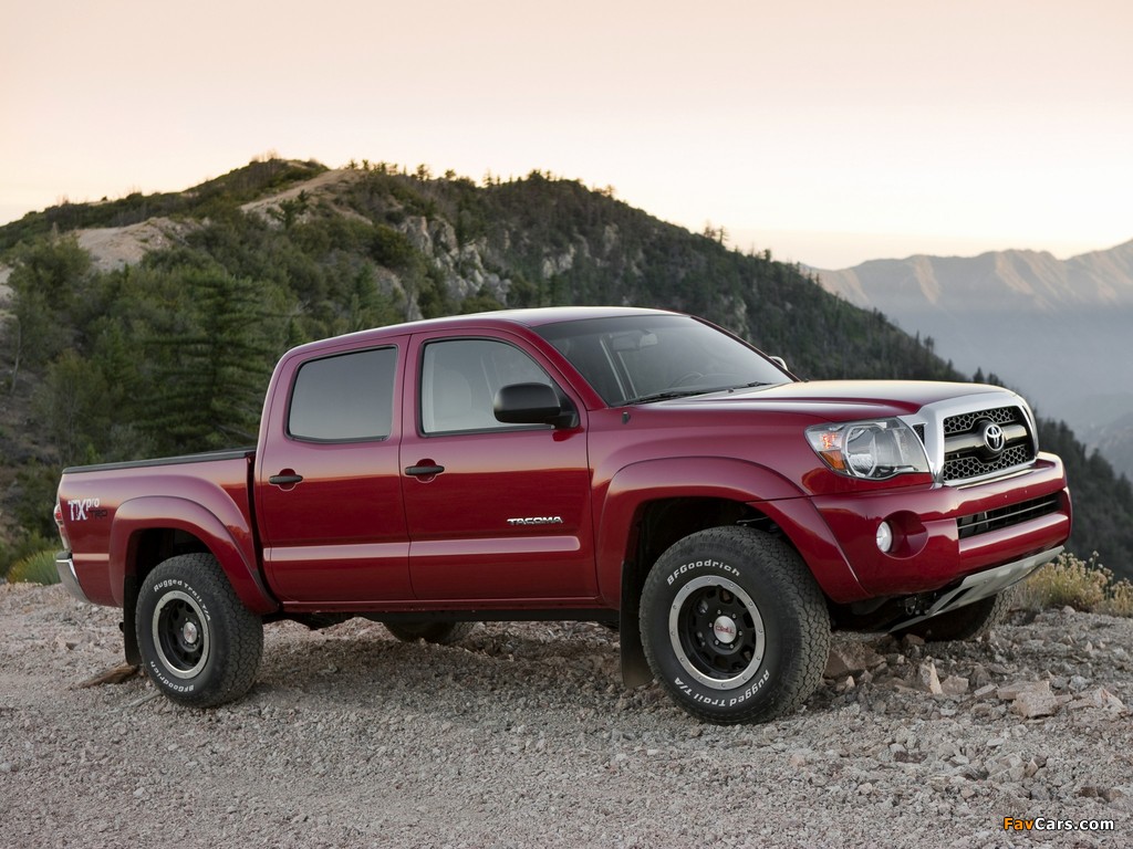 TRD Toyota Tacoma Double Cab T/X Pro Performance Package 2010–12 images (1024 x 768)