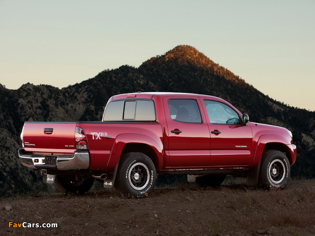 TRD Toyota Tacoma Double Cab T/X Pro Performance Package 2010–12 images (640 x 480)