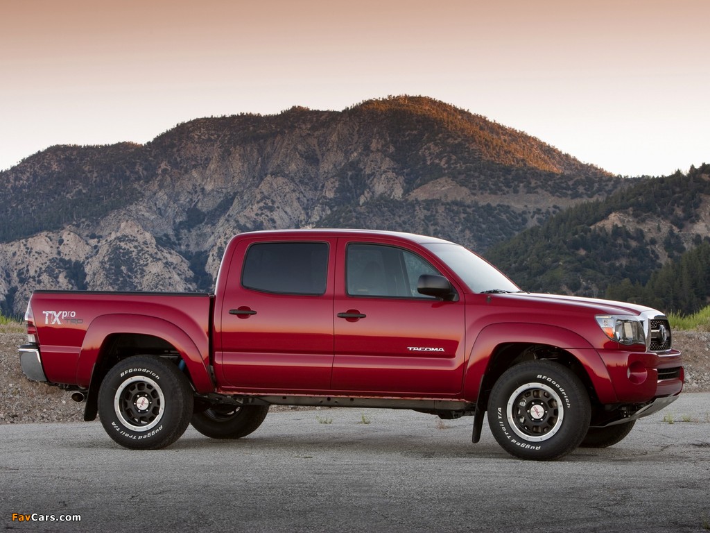 TRD Toyota Tacoma Double Cab T/X Pro Performance Package 2010–12 photos (1024 x 768)