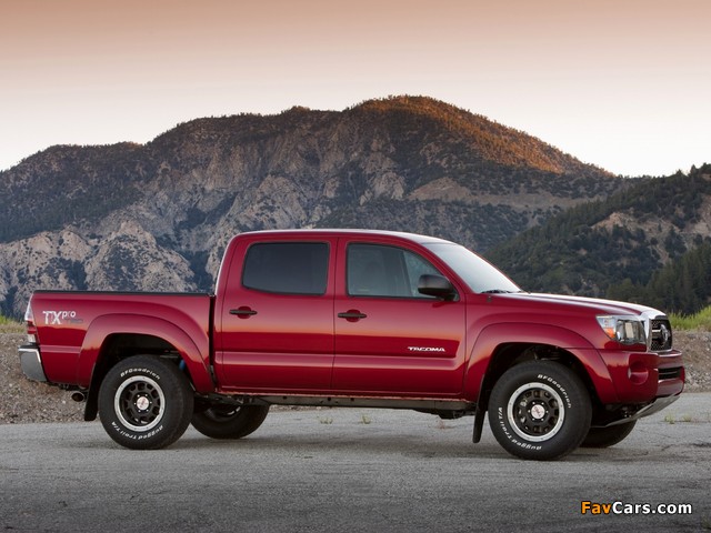 TRD Toyota Tacoma Double Cab T/X Pro Performance Package 2010–12 photos (640 x 480)