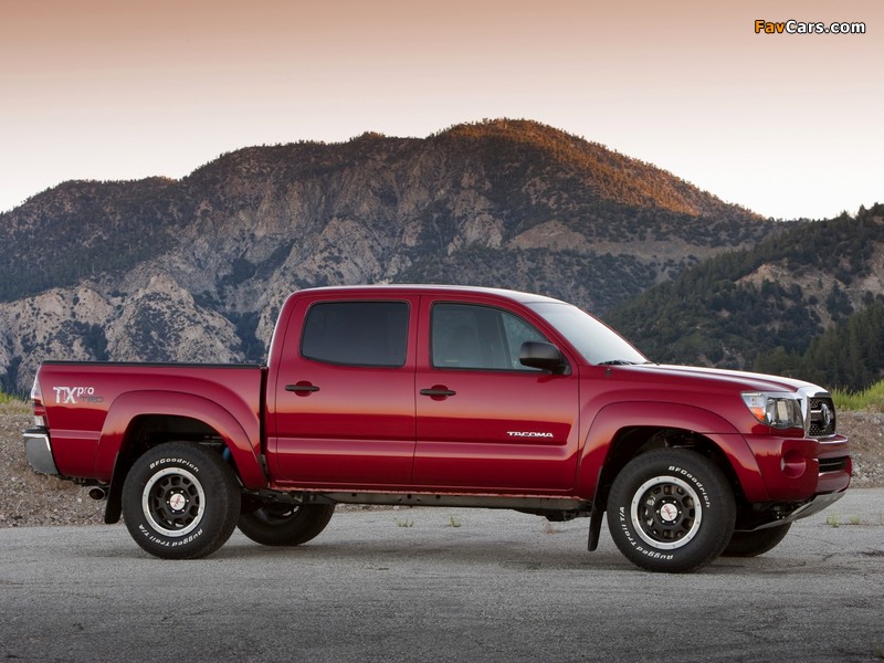 TRD Toyota Tacoma Double Cab T/X Pro Performance Package 2010–12 photos (800 x 600)