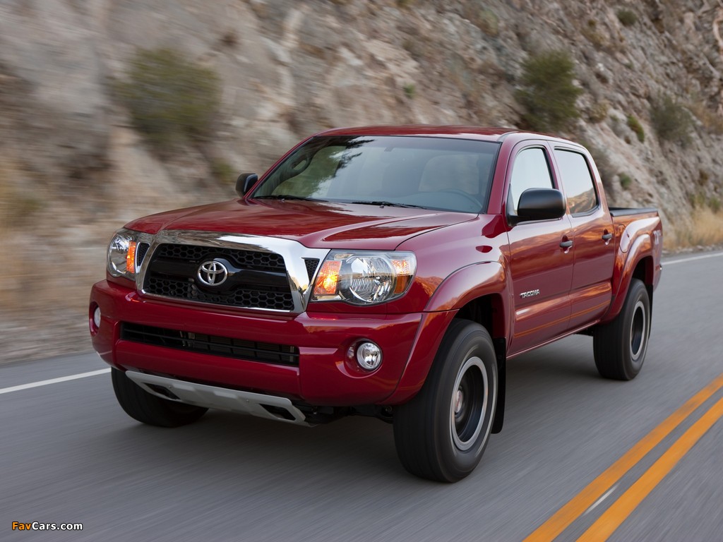 TRD Toyota Tacoma Double Cab T/X Pro Performance Package 2010–12 wallpapers (1024 x 768)