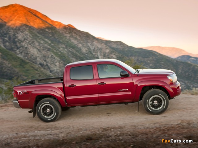 TRD Toyota Tacoma Double Cab T/X Pro Performance Package 2010–12 wallpapers (640 x 480)