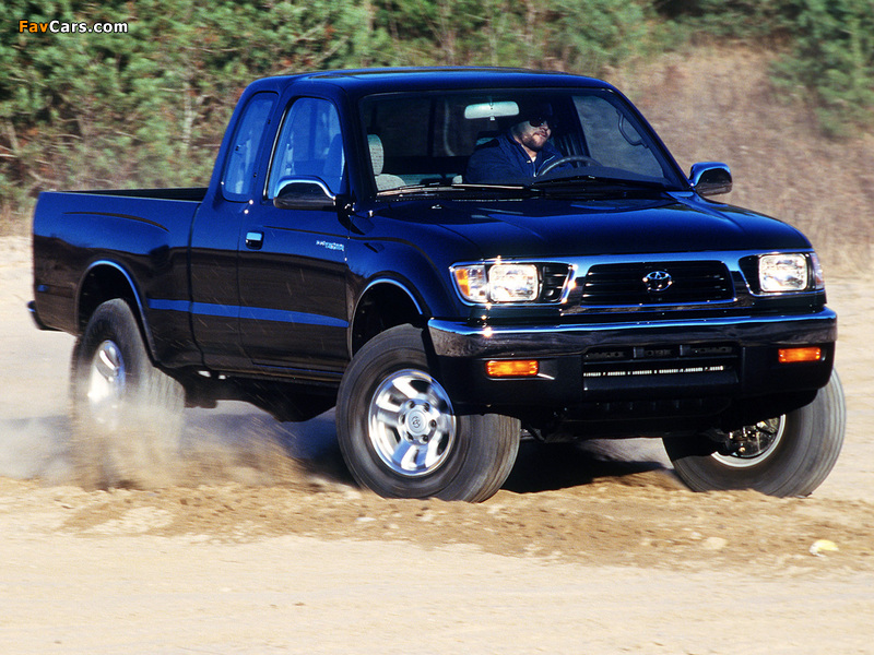 Toyota Tacoma Xtracab 4WD 1995–98 wallpapers (800 x 600)