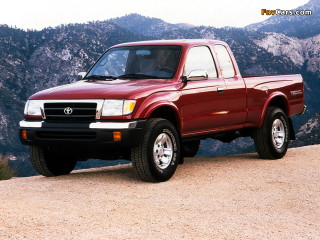 Toyota Tacoma Xtracab 4WD 1998–2000 wallpapers (640 x 480)