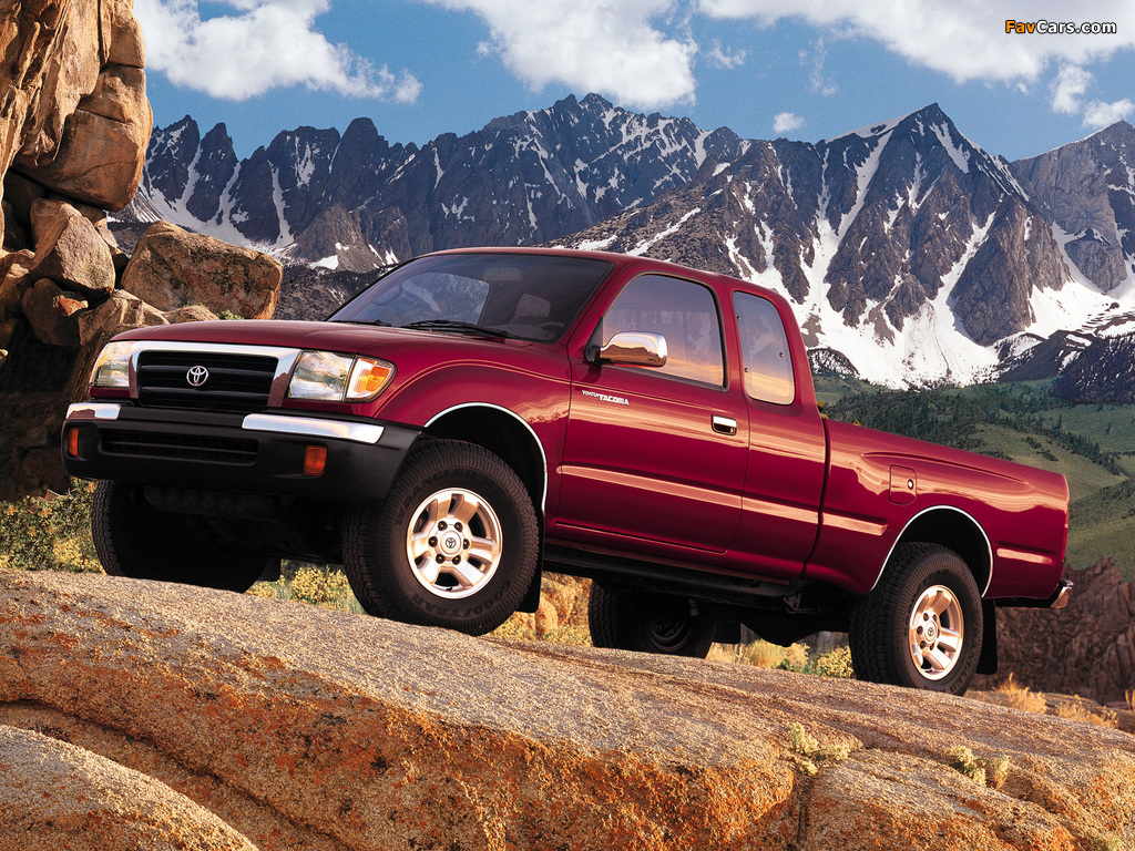 Toyota Tacoma Xtracab 4WD 1998–2000 wallpapers (1024 x 768)