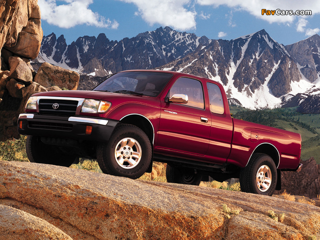 Toyota Tacoma Xtracab 4WD 1998–2000 wallpapers (640 x 480)