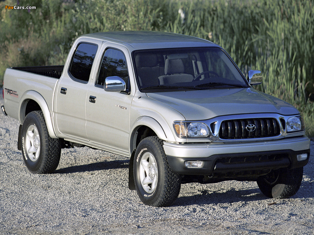 TRD Toyota Tacoma PreRunner Double Cab Off-Road Edition 2001–04 wallpapers (1024 x 768)