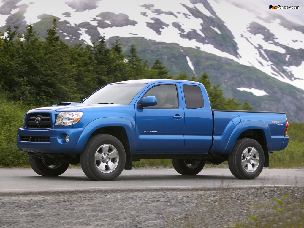 TRD Toyota Tacoma Access Cab Sport Edition 2005–12 wallpapers (1024 x 768)