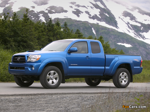 TRD Toyota Tacoma Access Cab Sport Edition 2005–12 wallpapers (640 x 480)