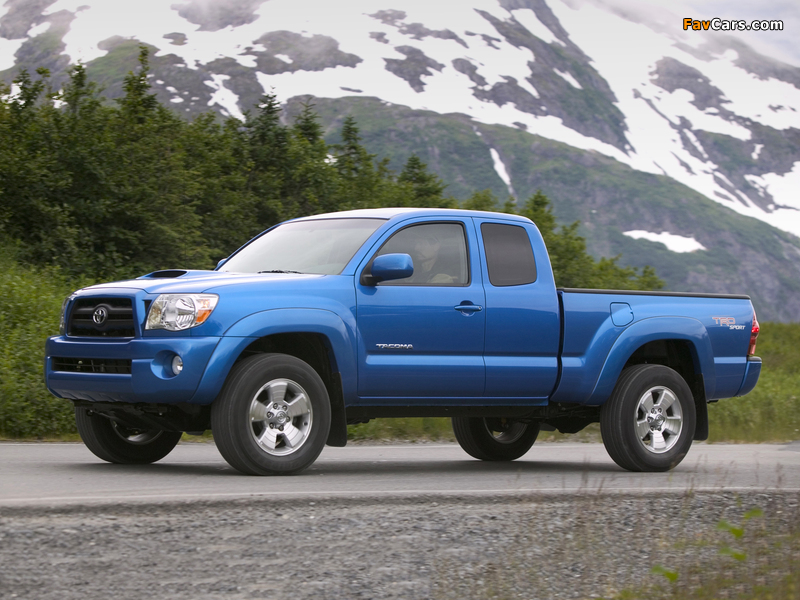 TRD Toyota Tacoma Access Cab Sport Edition 2005–12 wallpapers (800 x 600)