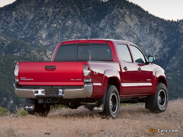 TRD Toyota Tacoma Double Cab T/X Pro Performance Package 2010–12 wallpapers (640 x 480)
