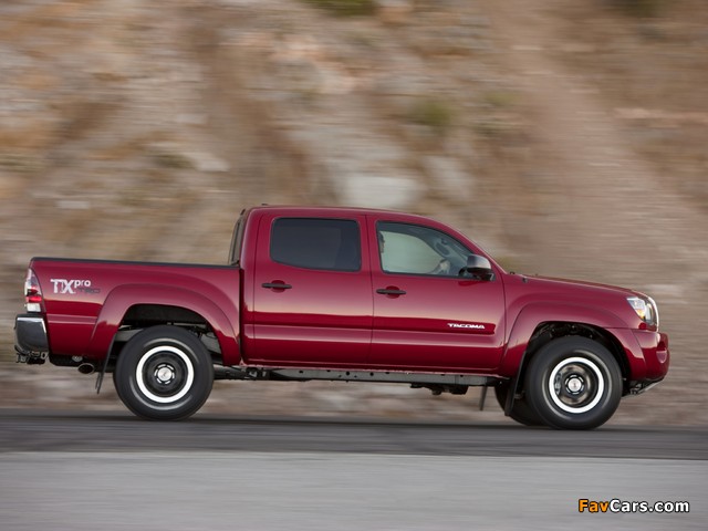TRD Toyota Tacoma Double Cab T/X Pro Performance Package 2010–12 wallpapers (640 x 480)