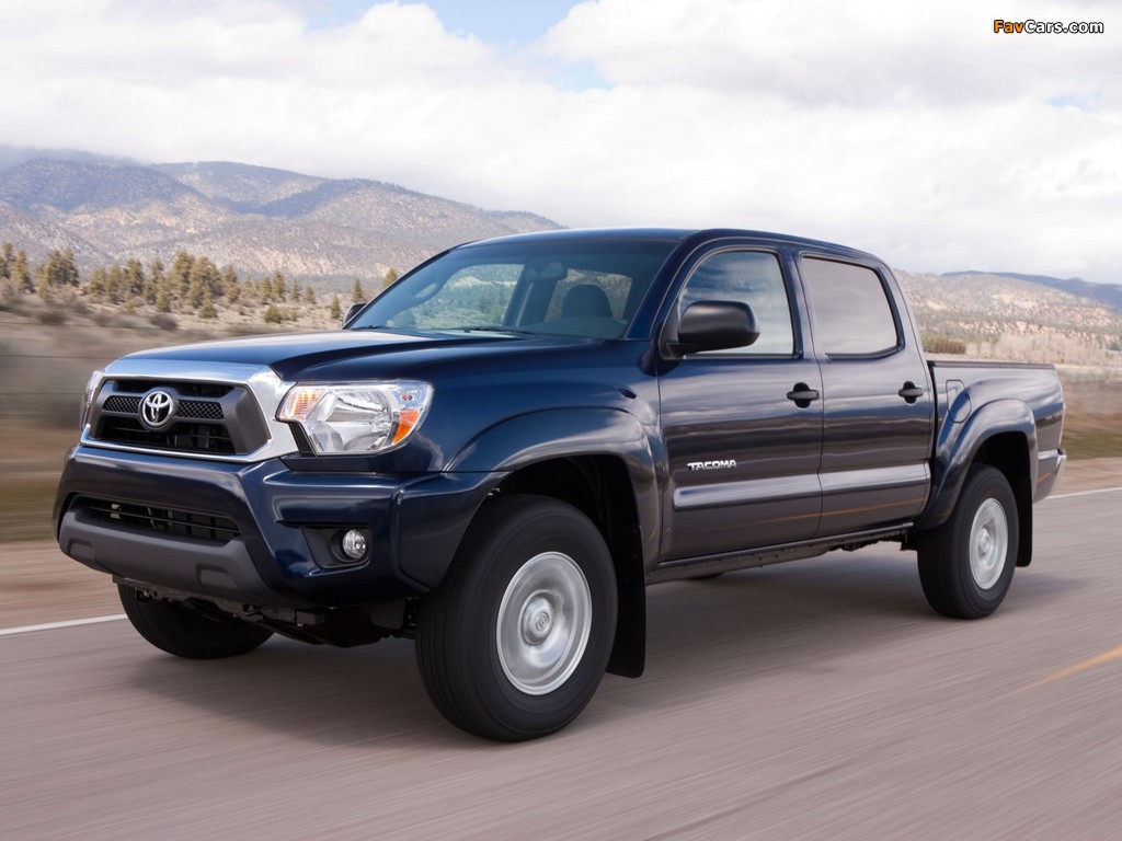 Toyota Tacoma SR5 Double Cab 2012 wallpapers (1024 x 768)