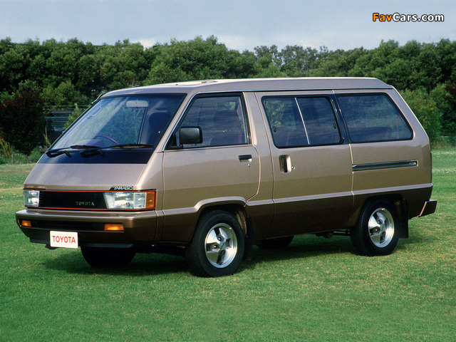 Pictures of Toyota Tarago 1984–90 (640 x 480)