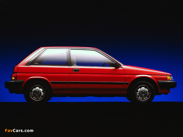 Images of Toyota Tercel 3-door US-spec 1987–90 (640 x 480)