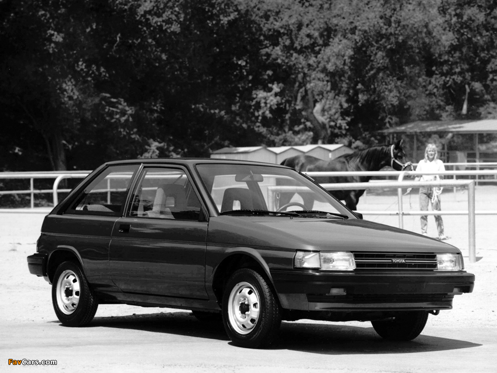 Pictures of Toyota Tercel 3-door US-spec 1987–90 (1024 x 768)
