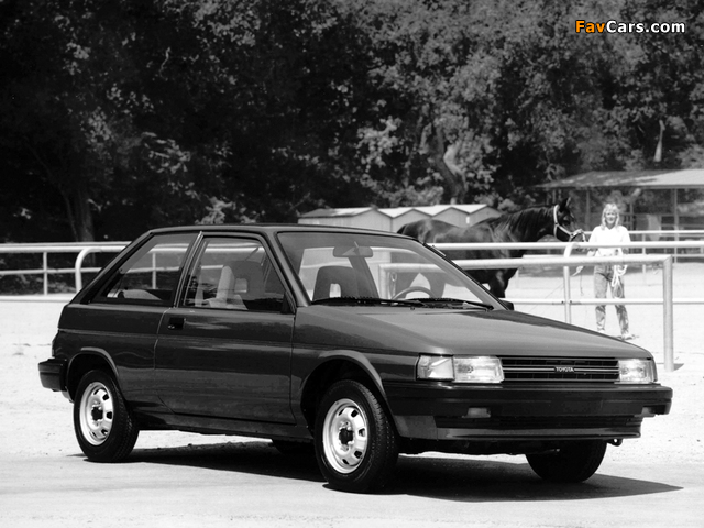 Pictures of Toyota Tercel 3-door US-spec 1987–90 (640 x 480)