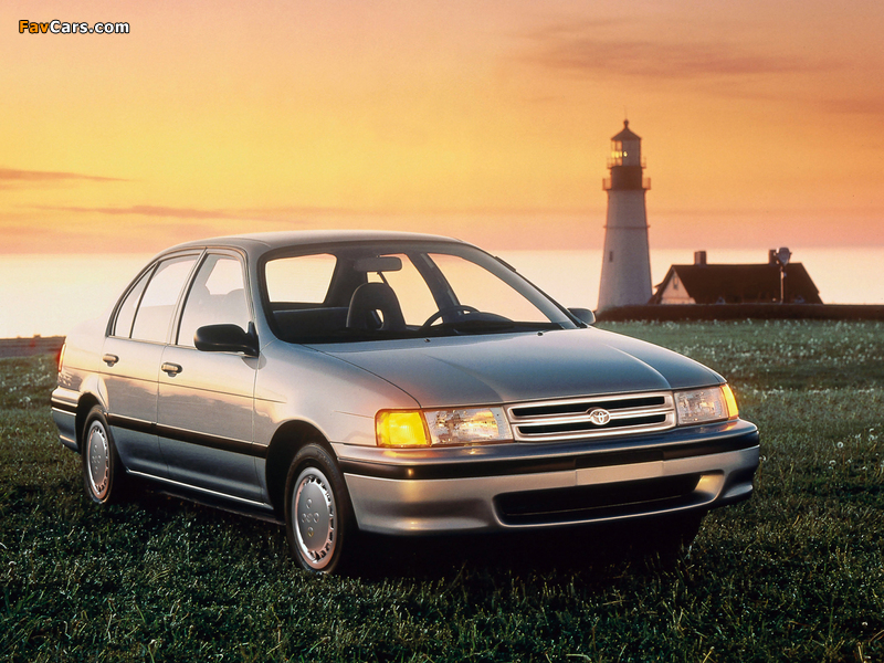 Toyota Tercel Sedan US-spec 1990–94 images (800 x 600)