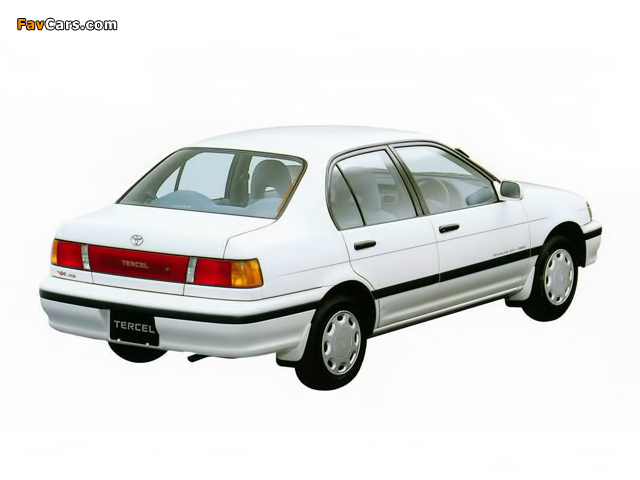 Toyota Tercel Sedan JP-spec 1990–94 wallpapers (640 x 480)