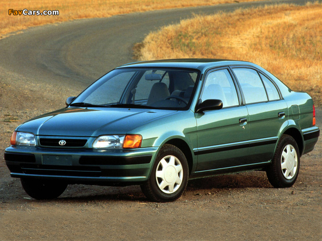 Toyota Tercel Sedan US-spec 1994–98 photos (640 x 480)