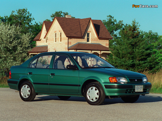 Toyota Tercel Sedan US-spec 1994–98 pictures (640 x 480)