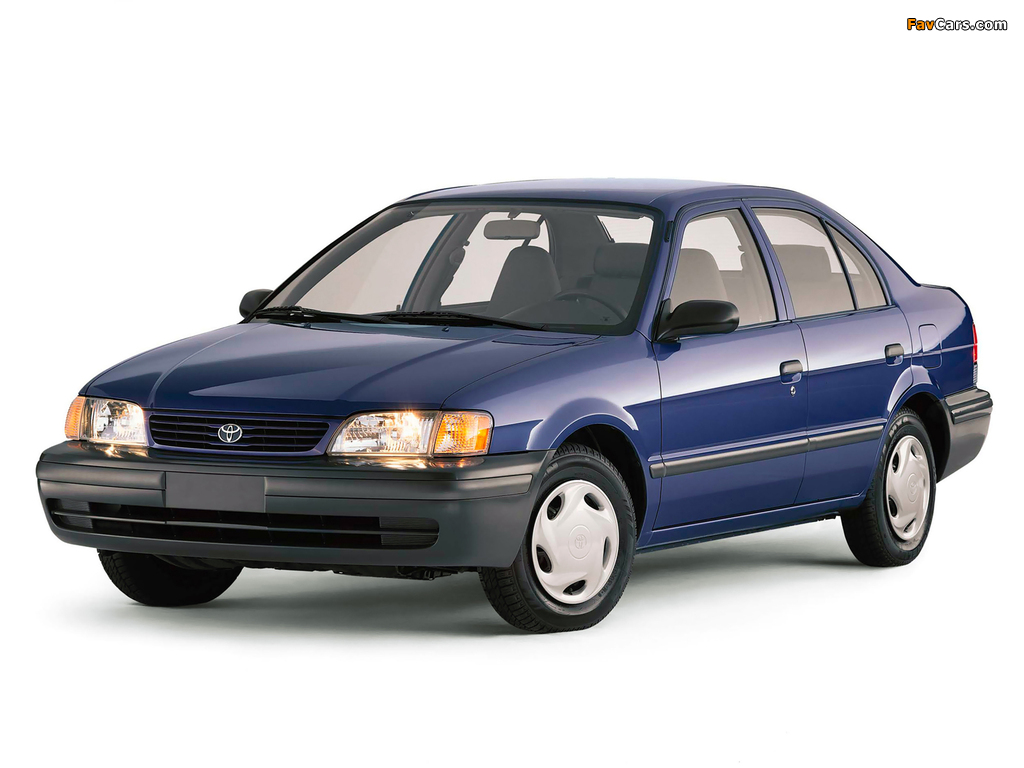 Toyota Tercel Sedan CE US-spec 1998–99 wallpapers (1024 x 768)