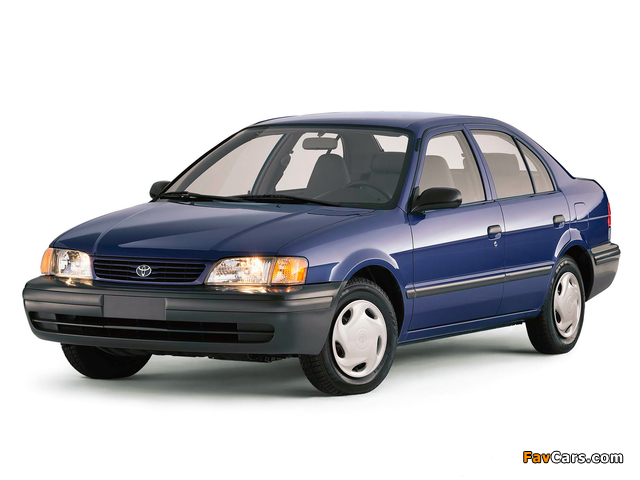Toyota Tercel Sedan CE US-spec 1998–99 wallpapers (640 x 480)