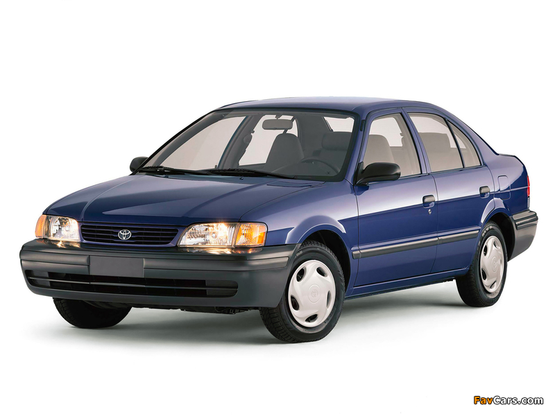 Toyota Tercel Sedan CE US-spec 1998–99 wallpapers (800 x 600)