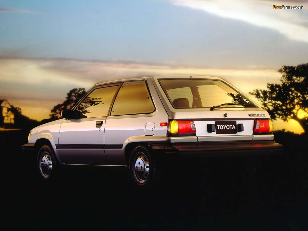 Toyota Tercel 3-door US-spec 1983–87 wallpapers (1024 x 768)
