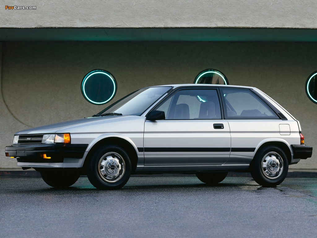 Toyota Tercel 3-door US-spec 1987–90 wallpapers (1024 x 768)